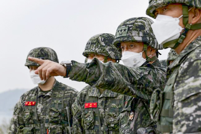 ﻿김태성  해병대사령관 연평도와 우도 경계 및 대비태세 점검﻿.jpg